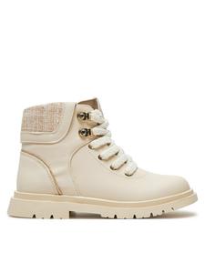 Ботильоны на шнуровке Mayoral, экрю