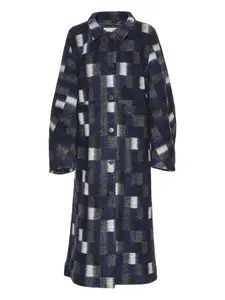 Однобортное пальто Henrik Vibskov, синий