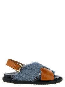 Сандалии «Fussbett» Marni, мультиколор