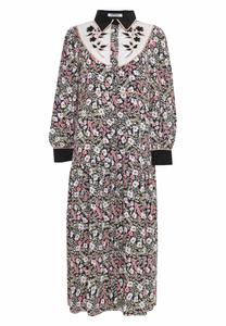 Платье-рубашка Folk Glamorous, цвет navy folk floral black