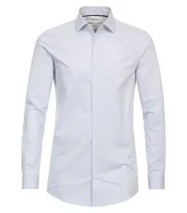 Деловая рубашка VENTI "Деловая рубашка VENTI однотонная", голубой