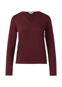 s.Oliver Свитер в цвете бордо
