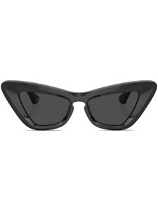 Солнцезащитные очки в оправе 'кошачий глаз' с монограммой Burberry Eyewear, серый
