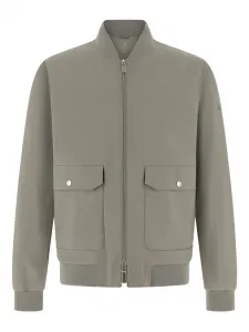 Бомбер с клапаном Boggi Milano, серый