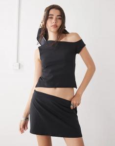 юбка-шорты COLLUSION черного цвета