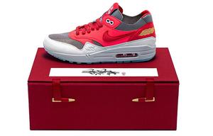 Кроссовки Nike Air Max 1 унисекс, Solar Red/University Red/Cool Gray