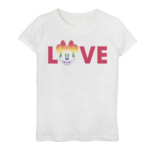 Футболка Disney Minnie Mouse Love с градиентной головкой для девочек 7–16 лет Disney