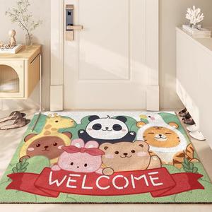 Dajiang Ковер 60х90 см для входной двери, устойчивый к грязи и износу, с петлевым ворсом, Huanlemo, для небольших квартир
