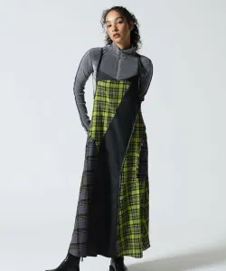 Платье-свитер в клетку AULA AILA (Aura Aila) на заказ B'2Nd, цвет Yellow