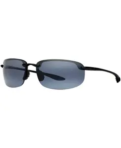 Поляризационные солнцезащитные очки Hookipa, 407 Maui Jim, черный