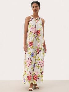 Платье макси Theona с цветочным принтом и высоким воротником Part Two