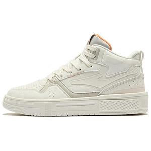 Кеды, скейтборд обувь женская высокая белый серый Erke