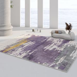 AOVOC Ковер 240х400 см для гостиной/спальни в стиле wabi-sabi, японский минимализм, светлый люкс