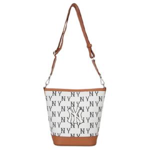 MLB Полиэстеровая сумка ведро через плечо на пояс женская белая