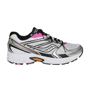 Кроссовки Saucony Wmns Grid Ride Millennium 'White Orange Pink' Foot Locker Exclusive, белый
