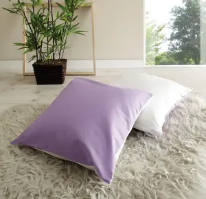 Декоративная подушка Тикаа Ticaa 40х40 см, фиолетовый/белый