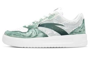 ANTA Мужские низкие скейтбордические кроссовки Relaxed Cushioning Lightweight Height Increasing белые зеленые