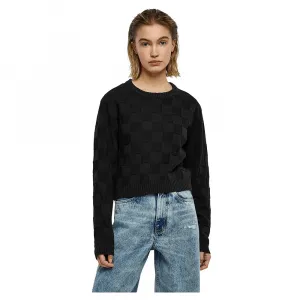 Свитер Urban Classics Check Knit, черный