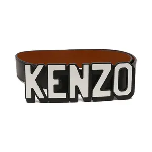 Кожаный ремень Kenzo, черный