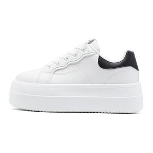 RENBEN Износостойкие низкие кроссовки для скейтбординга, увеличивающие рост, женские, белые, черные