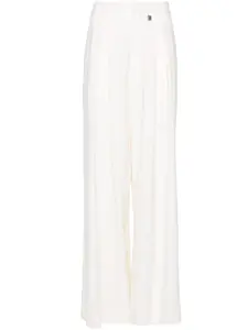 Расклешенные шерстяные брюки Giuseppe Di Morabito, нейтральный