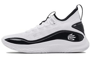 Кроссовки Under Armour Curry 8 Basketball Unisex, белый/черный