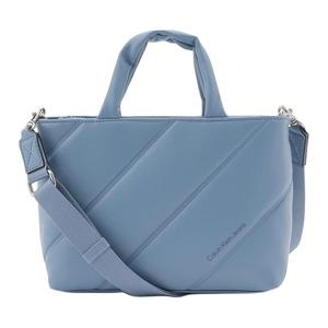 Кальвин Кляйн Полиуретановая сумка через плечо женская синяя