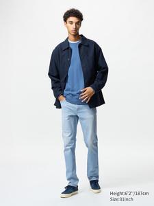 Джинсы облегающего кроя Uniqlo, цвет 62 синий
