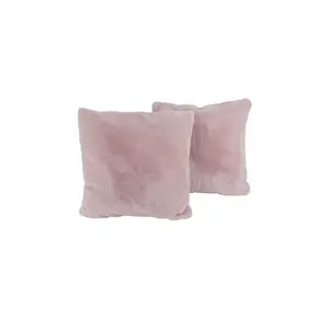 Подушки Декоративные подушки Aimee 625, комплект из 2 шт. Подушки с наполнителем и мягким тканевым чехлом Kenda Sand, Rosa