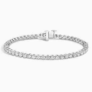 Теннисный браслет с бриллиантами 6,5 дюймов (3 карата) Brilliant Earth
