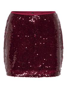 ONLY Юбка в рубиново-красном цвете