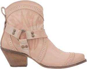 Женские ботильоны Dingo с вышивкой в виде мармеладного мишки, открытый носок, на среднем каблуке 2-3 см, светло-белые