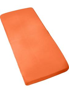Redbest  Детская простыня из трикотажа, цвет «Сан-Франциско», оранжевого цвета