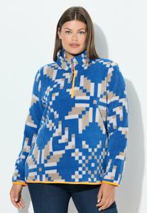 Джемпер LAURASØN TEDDY-LANGARM, Navy Blue/Dark Blue