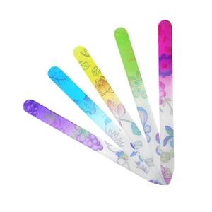 Стеклянная пилочка для ногтей с цветочным принтом, 1 шт. Tools For Beauty