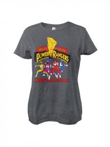 Футболка Morph Into Action Girly Tee серого цвета Power Rangers