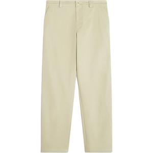 Брюки с вышитым карманом Maison Kitsune, бежевый