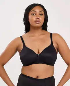 Бюстгальтер без косточек, с набивкой Sans Complexe, чёрный