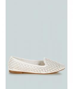 Женские балетки Kyrie с вырезами London Rag, White