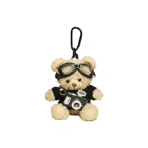 Креативная мерцающая камера плюшевый мишка брелок кукла подвеска высота 11см MDH