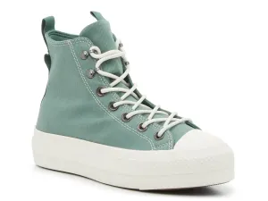 Кроссовки Chuck Taylor All Star High-Top Platform Sneaker Converse, темно-зеленый