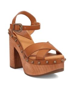 Женские деревянные сандалии Лотос Dingo, Tan
