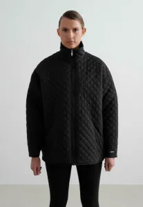 Объемная стеганая зимняя куртка Aim’N, Black