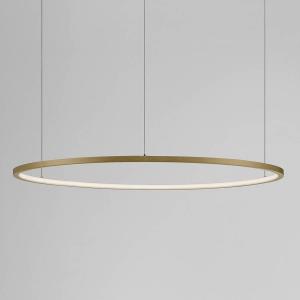 Подвесной светильник Nova Luce Tarquin, алюминий - 1 пламя - золото - диаметр: 80 см