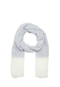 Шарф GESTREIFTER MIT FRANSEN comma casual identity, синий