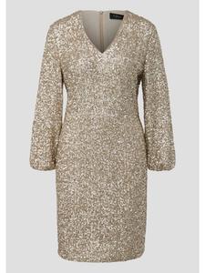 Платье 84X4_бежевого цвета s.Oliver