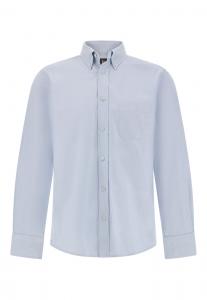 Рубашка на пуговицах классического кроя Boggi Milano B Sustainable, светло-голубой