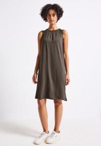 Платье Street One Jersey dress, Braun/Mottled Brown