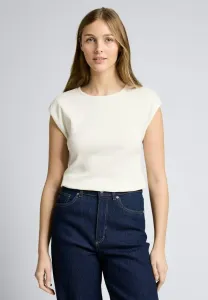 Mit struktur basic tshirt Tom Tailor Denim, Off White