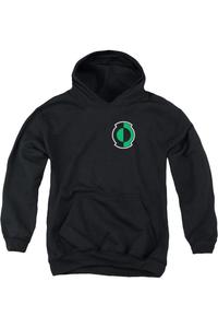 Толстовка с капюшоном Green Lantern с логотипом Кайла для детей Gildan